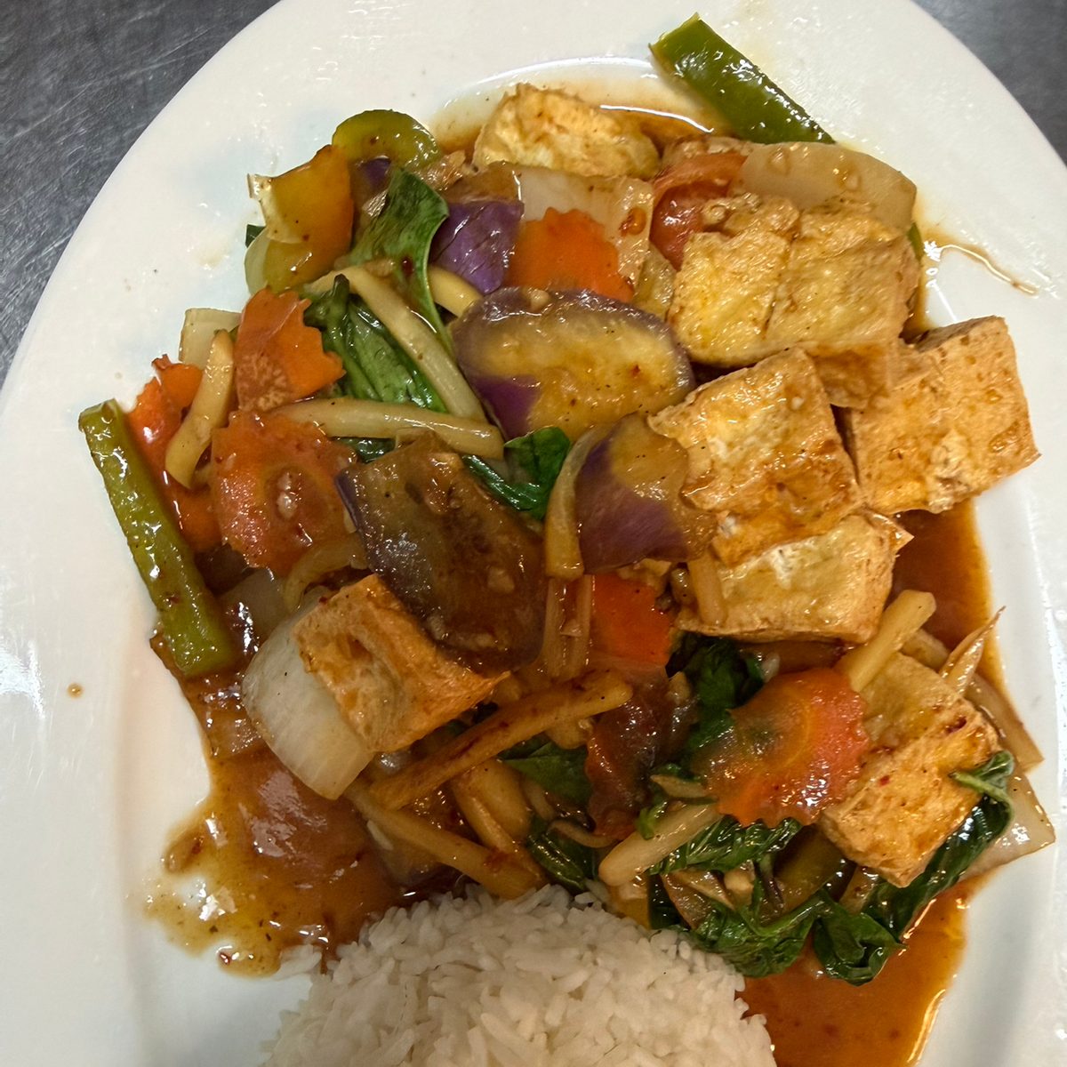 Pad Eggplant Basil