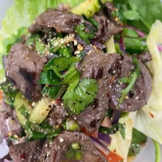 Spicy Thai Beef Salad.