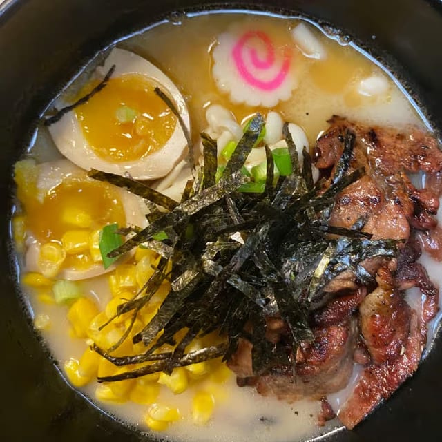 Tonkotsu Ramen Noodle Soup.