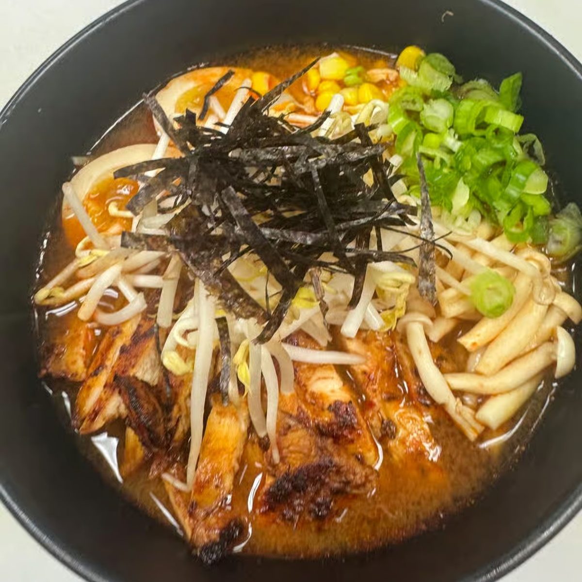 Spicy Miso Ramen Noodle Soup