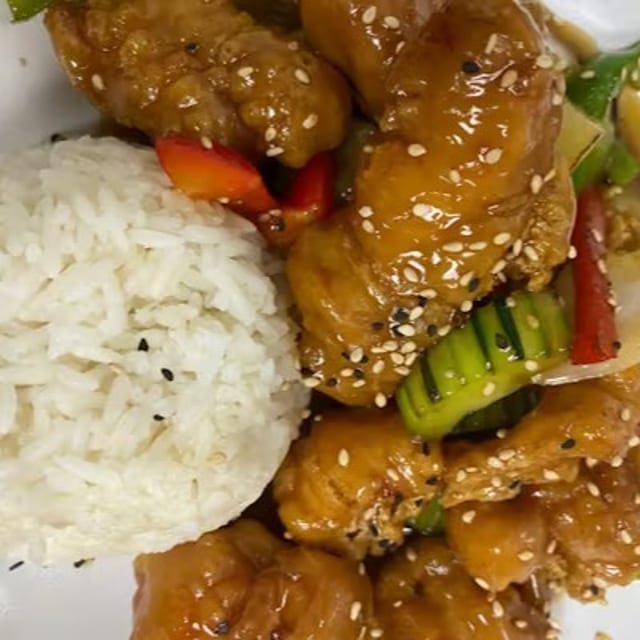 Lunch Orange Chicken.