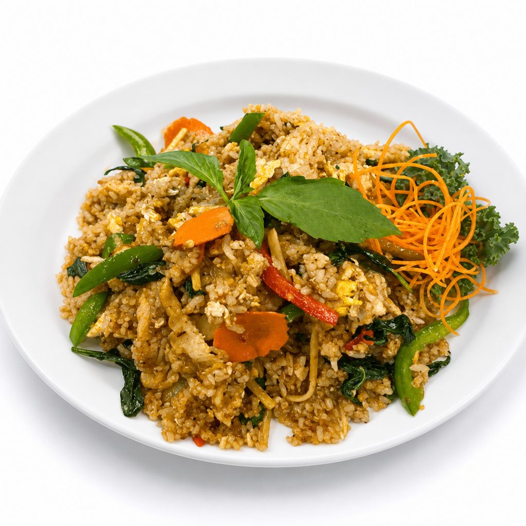 Lunch Basil Fried Rice.