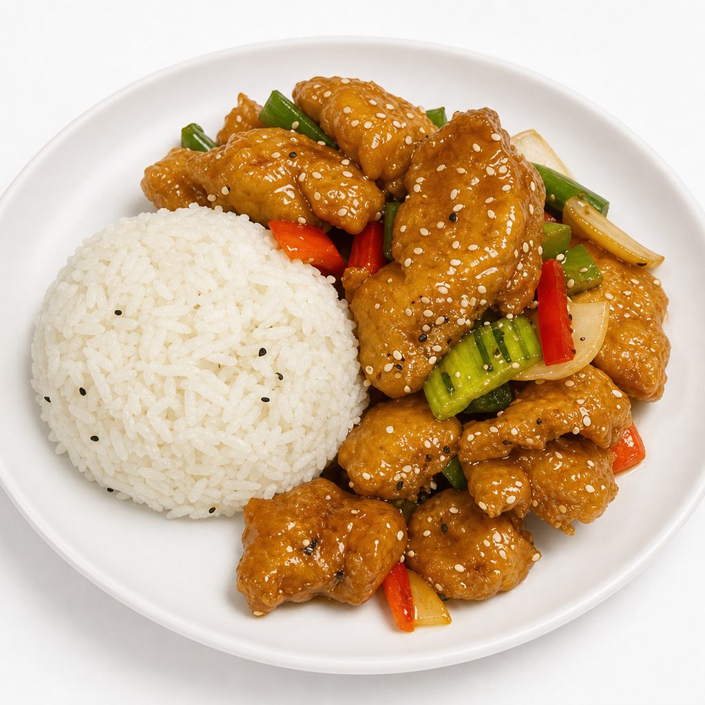 Lunch Orange Chicken.