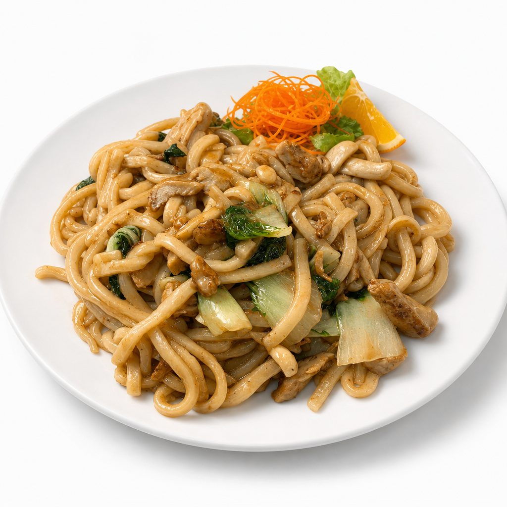 Udon & Mushroom.