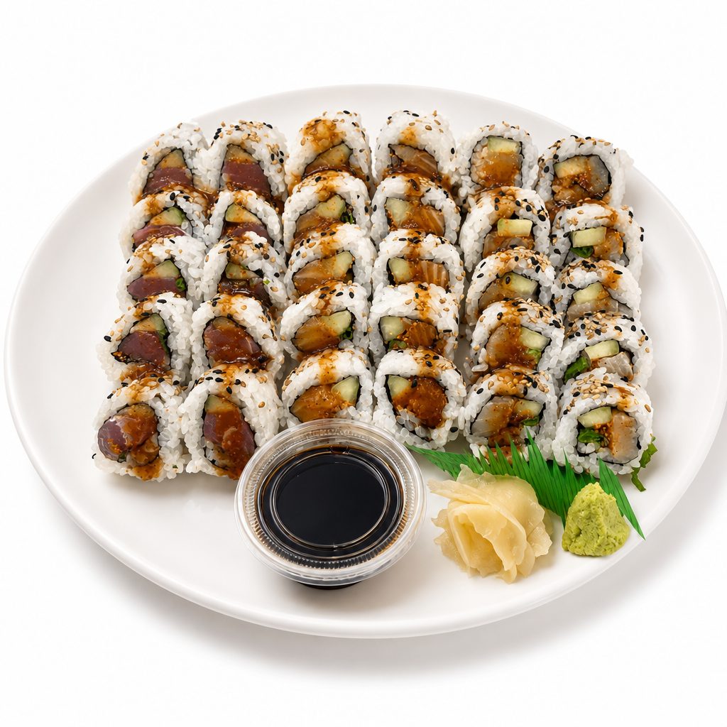 Spicy Salmon Roll.