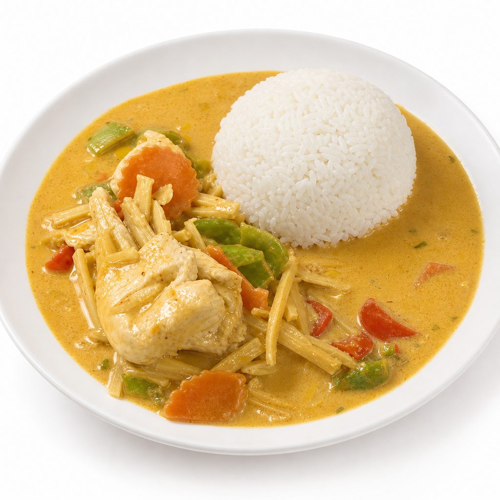 Lunch Panang Curry.