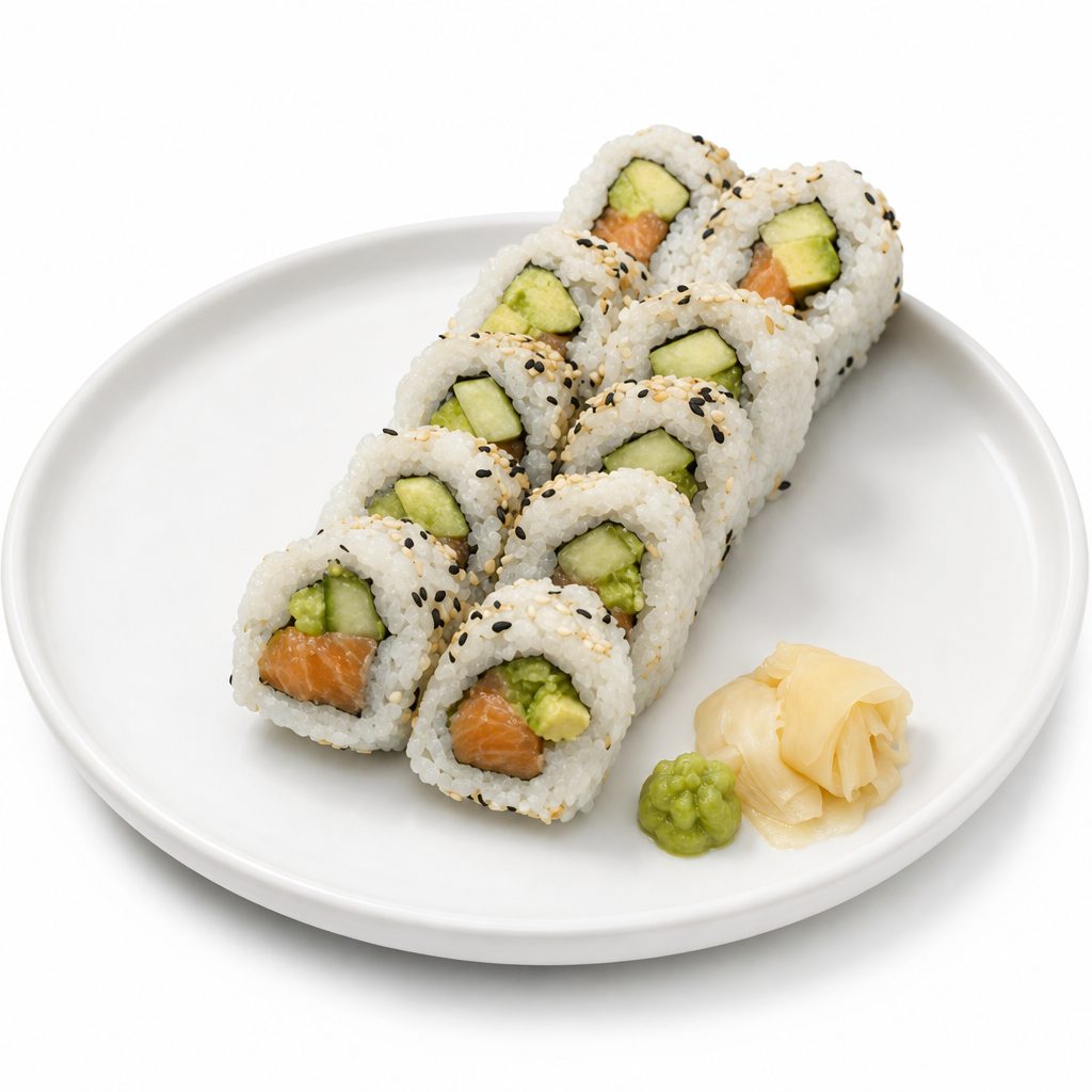 Salmon California Roll.