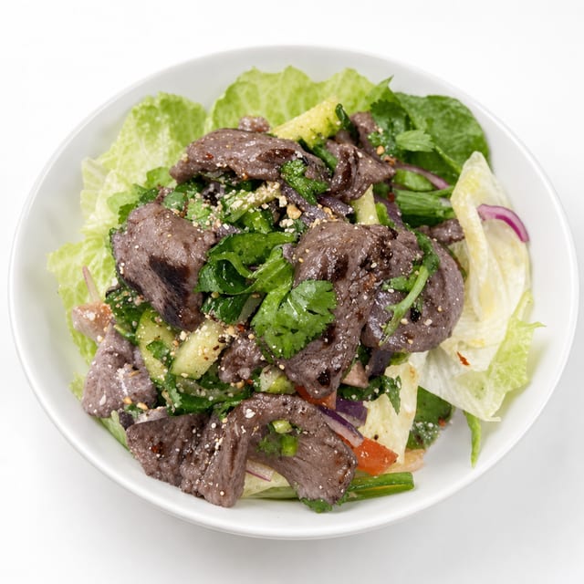 Spicy Thai Beef Salad.