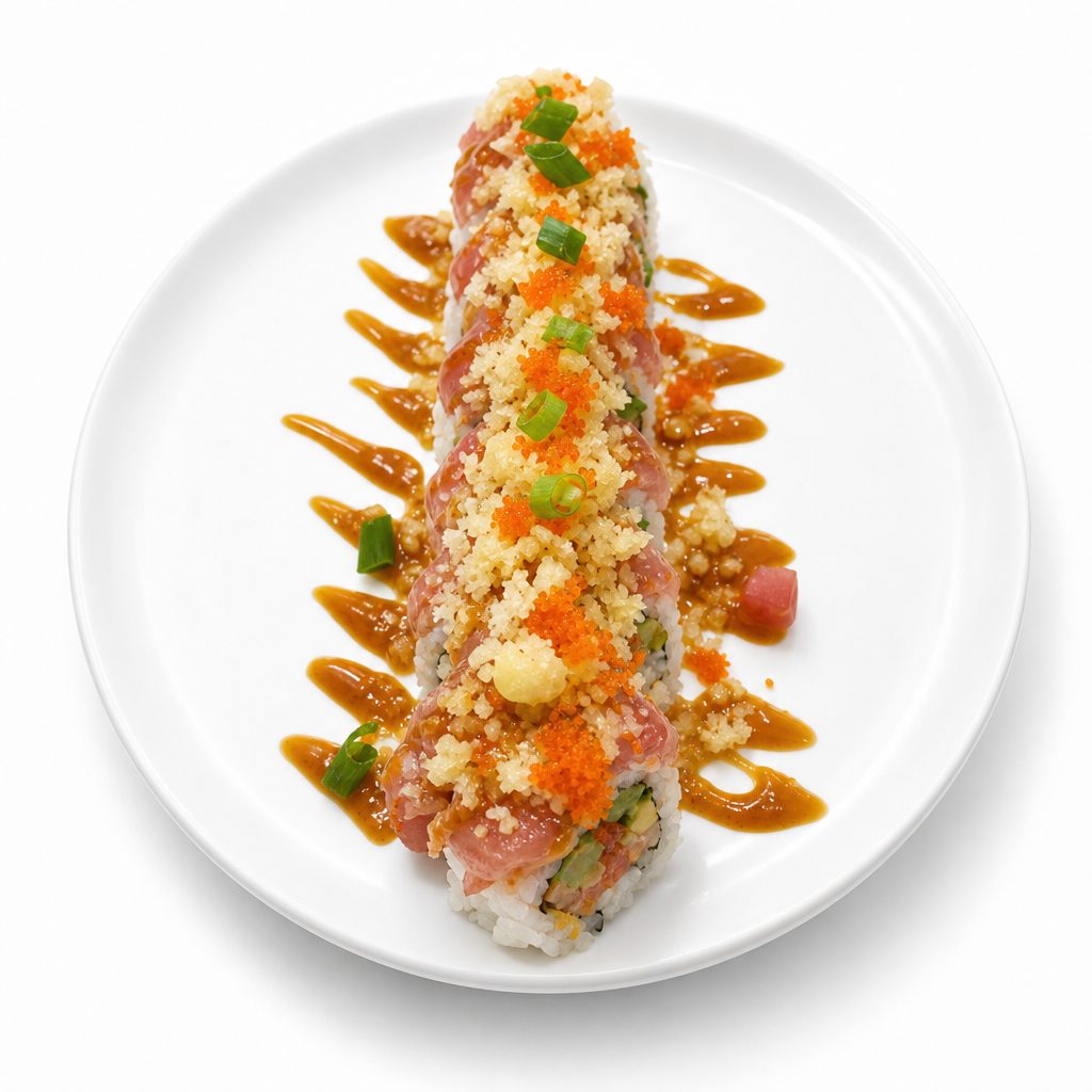 Spicy Crunchy Tuna Roll.