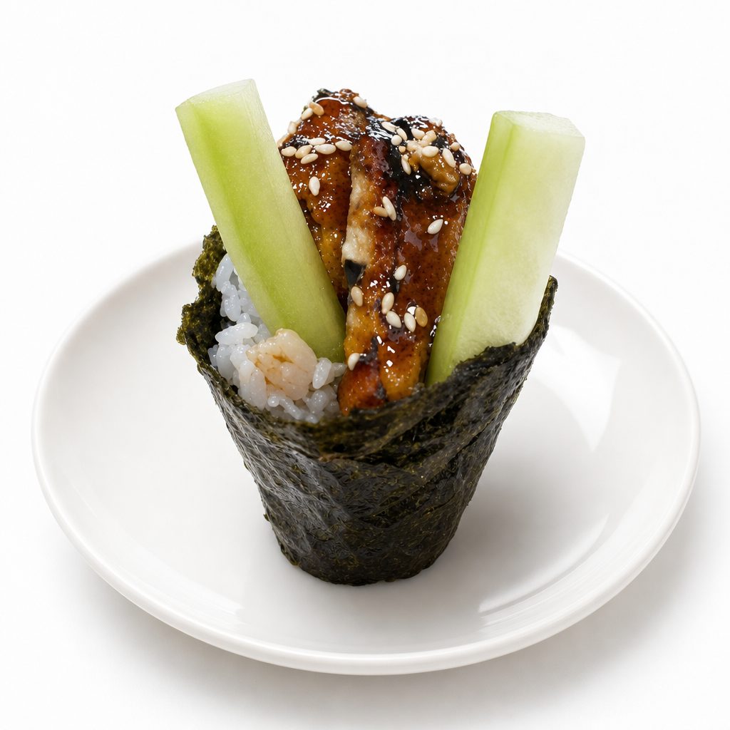 Eel & Cucumber Roll.