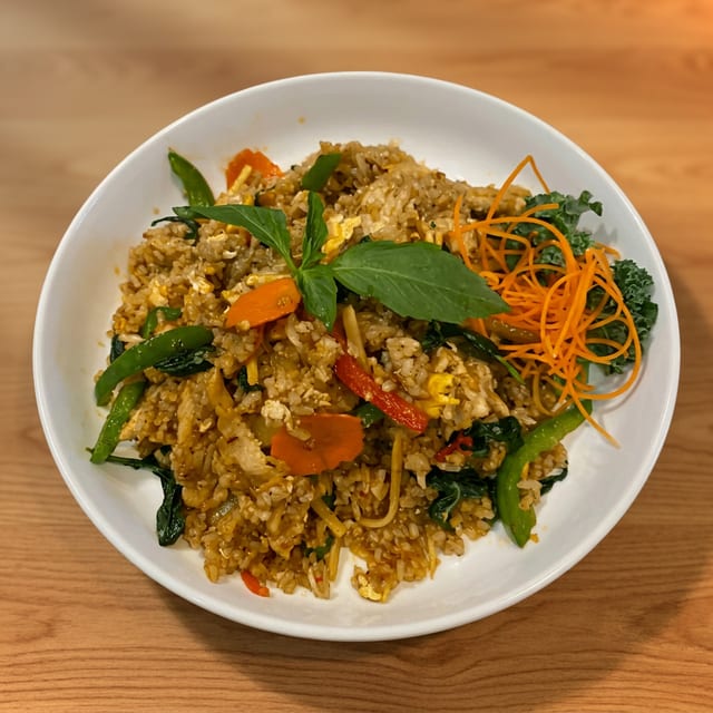 Lunch Basil Fried Rice.
