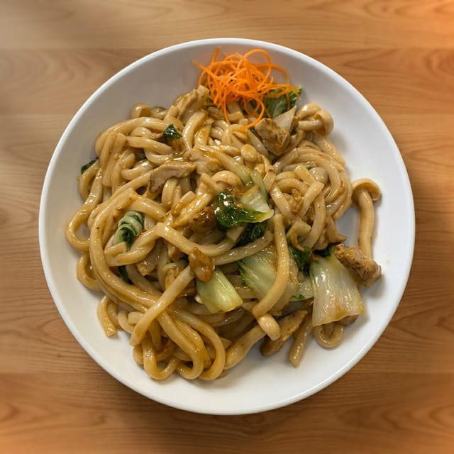 Udon & Mushroom.