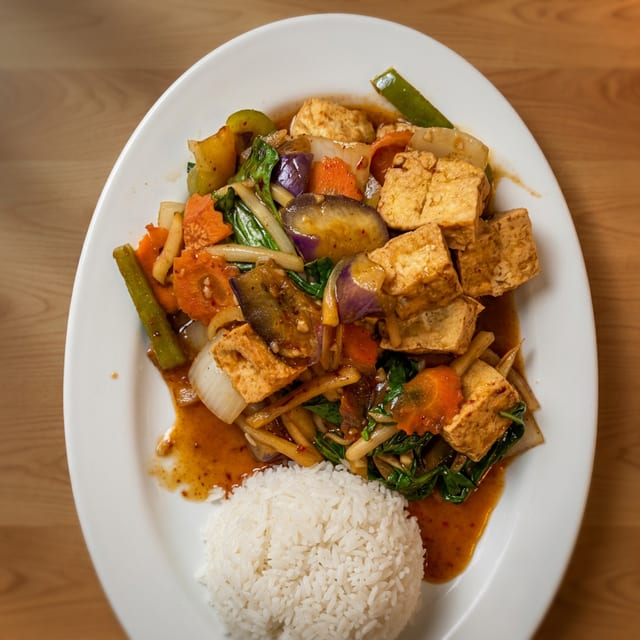 Pad Eggplant Basil.