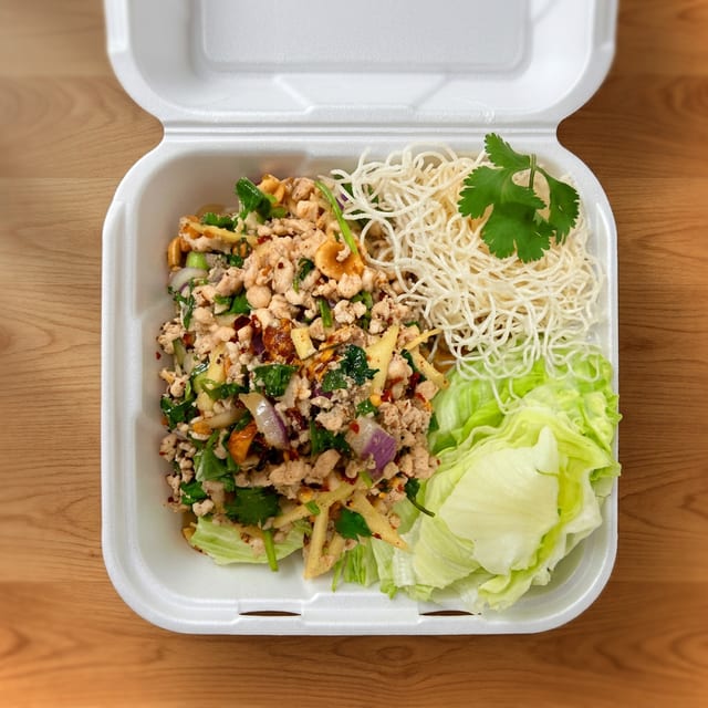 Chicken Lettuce Wrap.