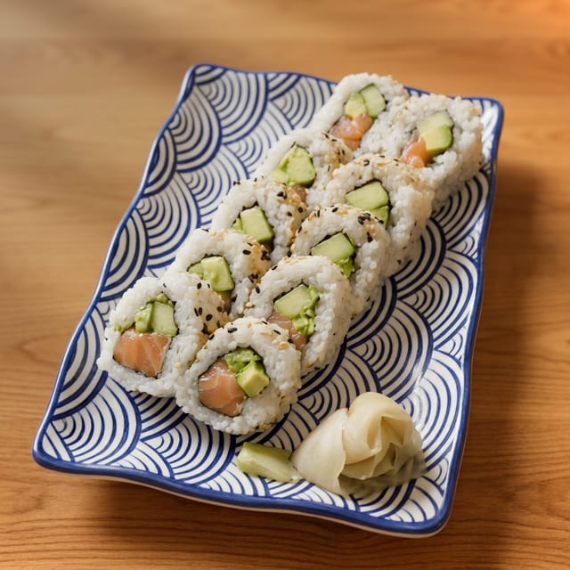 Salmon California Roll.