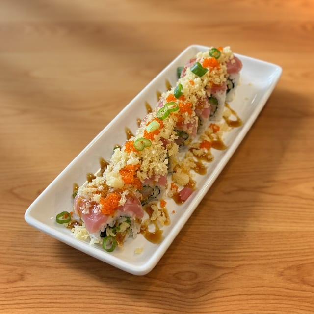 Spicy Crunchy Tuna Roll.